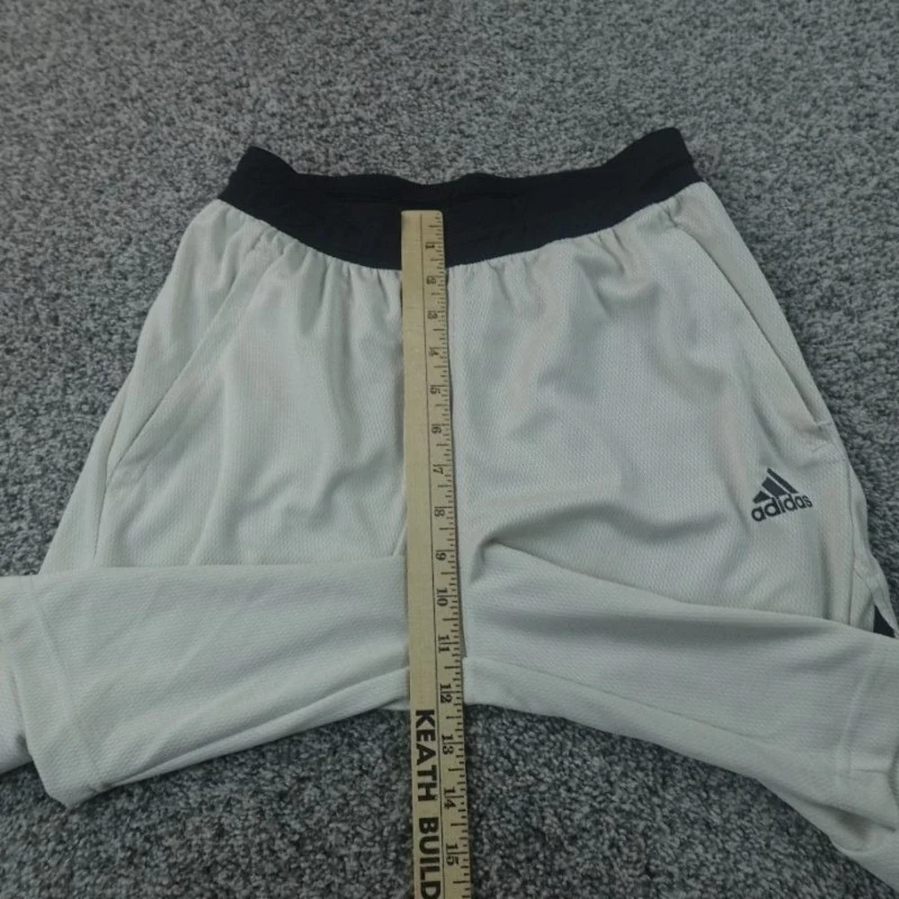 New Adidas Shorts Mens S White Mesh Running Basketball Performance Gym‎ Workout